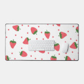 Erdbeermuster Schreibtischunterlage (Tastatur & Maus)