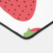 Erdbeermuster Schreibtischunterlage (Ecke)