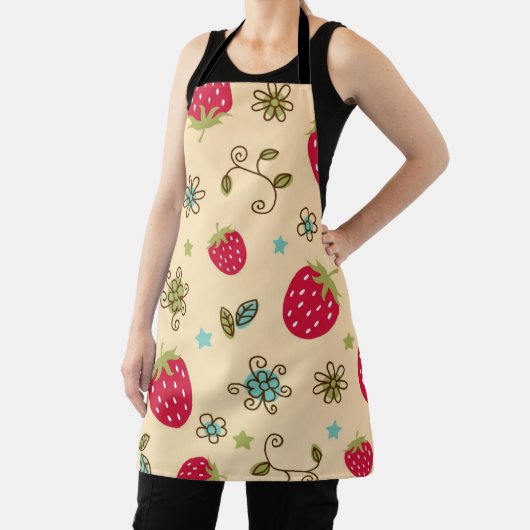 Erdbeermuster Schürze (InSitu)