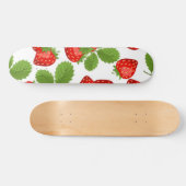 Erdbeermuster Skateboard (Horizontal)