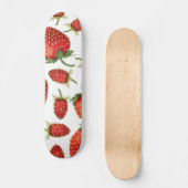 Erdbeermuster Skateboard (Vorderseite)