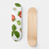 Erdbeermuster Skateboard (Vorderseite)