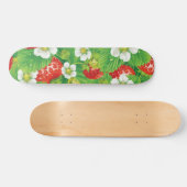 Erdbeermuster Skateboard (Horizontal)