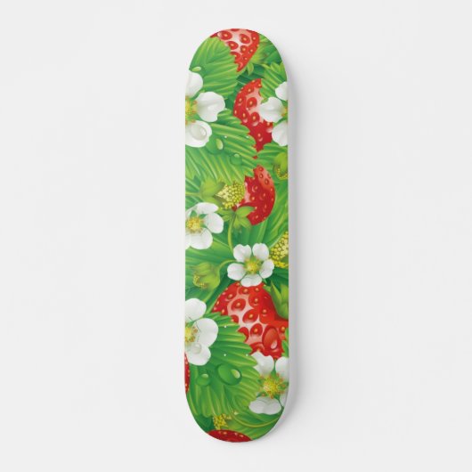 Erdbeermuster Skateboard (Vorne)