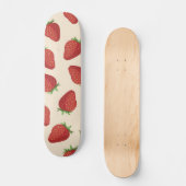 Erdbeermuster Skateboard (Vorderseite)