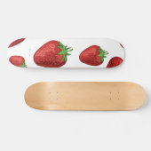 Erdbeermuster Skateboard (Horizontal)