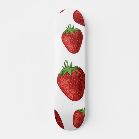 Erdbeermuster Skateboard (Vorne)