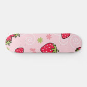 Erdbeermuster Skateboard (Horizontal)