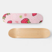 Erdbeermuster Skateboard (Horizontal)