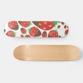 Erdbeermuster Skateboard (Horizontal)
