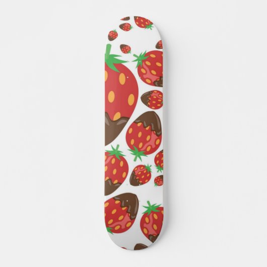 Erdbeermuster Skateboard (Vorne)