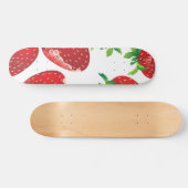 Erdbeermuster Skateboard (Horizontal)