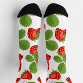 Erdbeermuster Socken (Oben)
