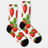 Erdbeermuster Socken (Rechts)