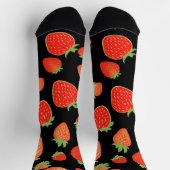 Erdbeermuster Socken (Oben)