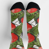 Erdbeermuster Socken (Oben)