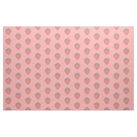 Erdbeermuster Stoff (Fat Quarter (45,7 x 55,9 cm))