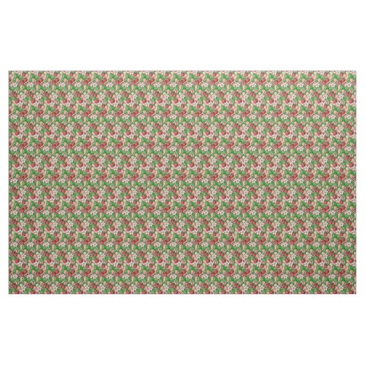 Erdbeermuster Stoff (Yard (91,4 cm))
