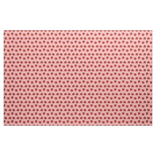Erdbeermuster Stoff (Yard (91,4 cm))