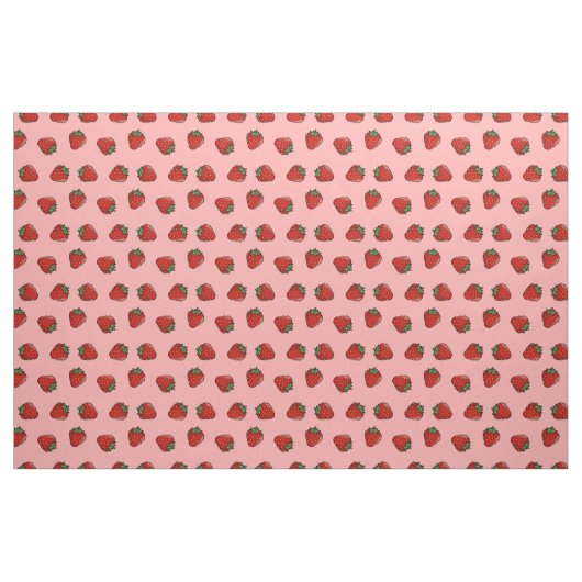 Erdbeermuster Stoff (Fat Quarter (45,7 x 55,9 cm))