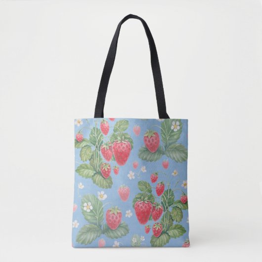 Erdbeermuster Tasche (Vorderseite)