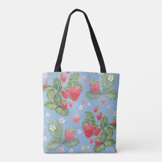 Erdbeermuster Tasche (Rückseite)