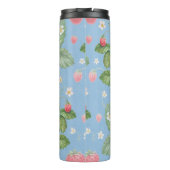 Erdbeermuster Thermosbecher (Rückseite)