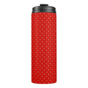 Erdbeermuster Thermosbecher