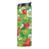 Erdbeermuster Thermosbecher (Nach links gedreht)