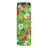 Erdbeermuster Thermosbecher (Rückseite)