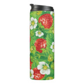 Erdbeermuster Thermosbecher (Nach rechts gedreht)