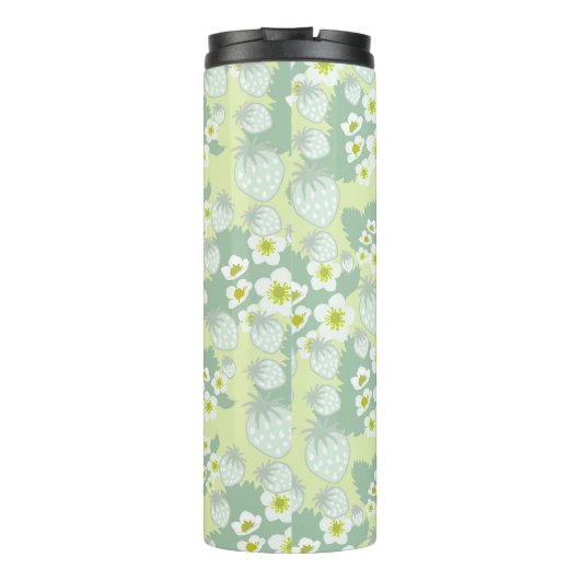 Erdbeermuster Thermosbecher (Rückseite)