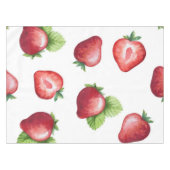 Erdbeermuster Tischdecke (Vorderseite (Horizontal))