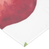 Erdbeermuster Tischdecke (Schrägansicht)