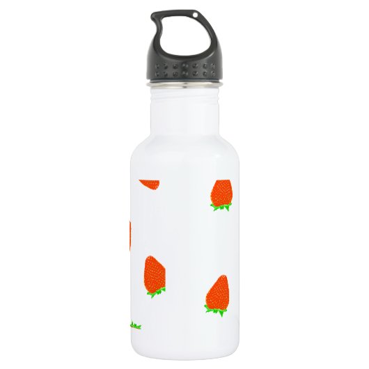 Erdbeermuster Trinkflasche (Rückseite)