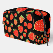 Erdbeermuster Waschbeutel (Rechte Ecke)