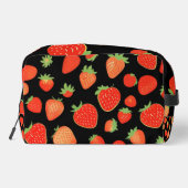 Erdbeermuster Waschbeutel (Rückseite)