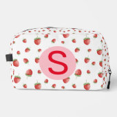Erdbeermuster Waschbeutel (Vorderseite)
