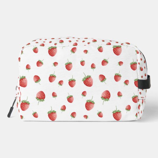 Erdbeermuster Waschbeutel (Rückseite)