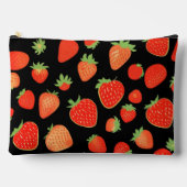 Erdbeermuster Zubehörtasche (Vorderseite)