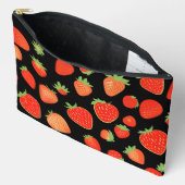 Erdbeermuster Zubehörtasche (Offen)
