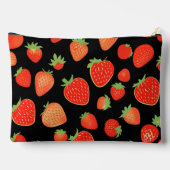 Erdbeermuster Zubehörtasche (Rückseite)