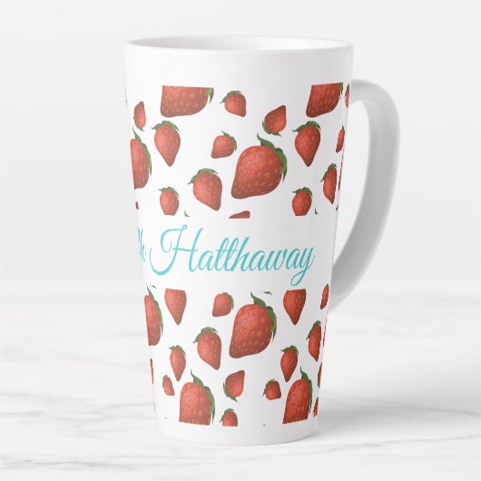 Erdbeername Milchtasse (Rechte Ecke)