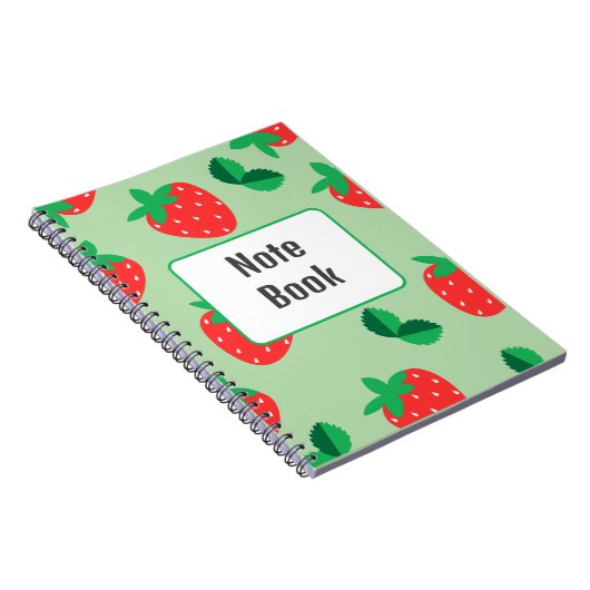 ErdbeerNotebook Notizblock (Rechte Seite)