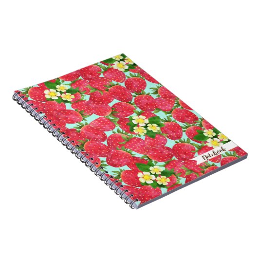 ErdbeerNotebook Notizblock (Rechte Seite)