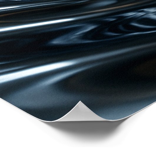 Erdbeerobst, glänzend, flüssig poster (Ecke)