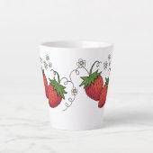 Erdbeerpaar-Tasse Milchtasse (Vorderseite)