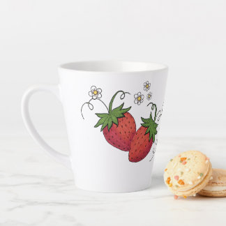 Erdbeerpaar-Tasse Milchtasse