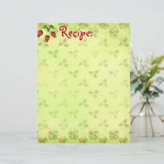 Erdbeerpapier (Stehend Vorderseite)