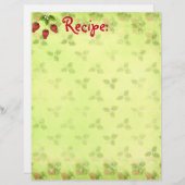 Erdbeerpapier (Vorne/Hinten)